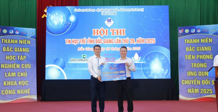 BYD Bắc Giang đồng hành cùng Hội thi Tin học trẻ tỉnh Bắc Giang 2025
